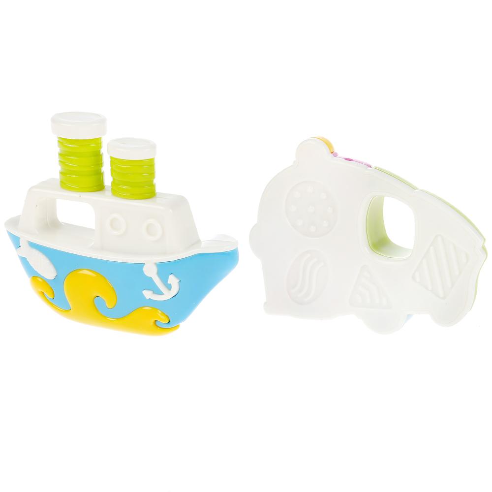 Развивающие игрушки грузовичок и кораблик. Умка в кор.4*36шт