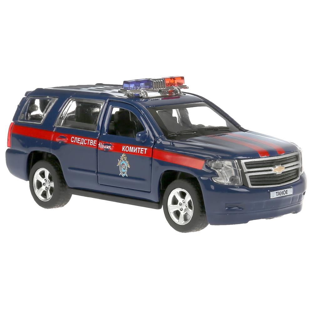 Машина металл "chevrolet tahoe следственный комитет" 12см,инерц.,синий в кор. Parc technologique dans le cor.2*36шт