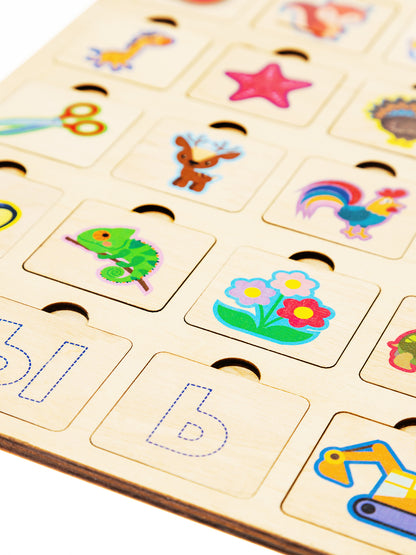 00745 Игра развивающая деревянная "Азбука"-2