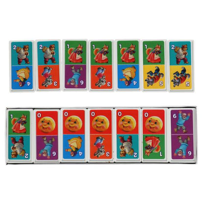 КОЛОБОК. Домино пластиковое. 3в1. Коробка 175х55 мм. Умные игры в кор.100шт