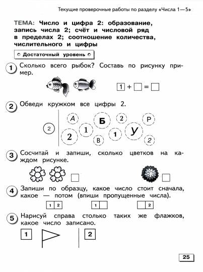 Алышева 1 кл. Математика. Проверочные работы. 1 класс (для обучающихся с интеллектуальными нарушениями)