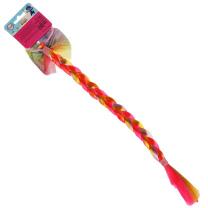 Аксесс д/девочек СКАЗОЧНЫЙ ПАТРУЛЬ резинка с косой/banтом(роз/оранж/желт)МИЛАЯ ЛЕДИуп-10шт в kor50up