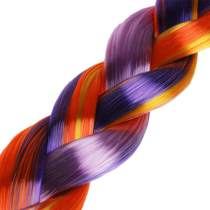 Аксесс д/девочек СКАЗОЧНЫЙ ПАТРУЛЬ резинка с косой (желт/розов/фиолет) МИЛАЯ ЛЕДИ уп-10шт в cor.50up