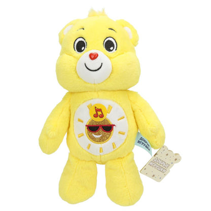 Игрушка мягкая мишка желтый 20см, озвучка. Добрые игрушки в кор.24шт