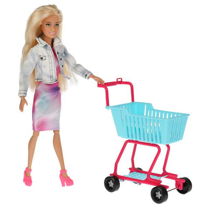 Кукла 29 см София, руки и ноги сгиб, в магазине, акс, кор КАРАПУЗ в кор.12шт