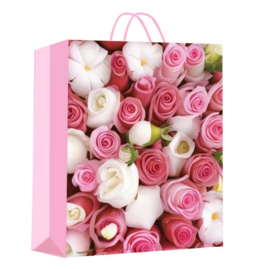 Paquet de céréales xl, petites roses, 140 gr/m2, paquet de 5*12 pièces