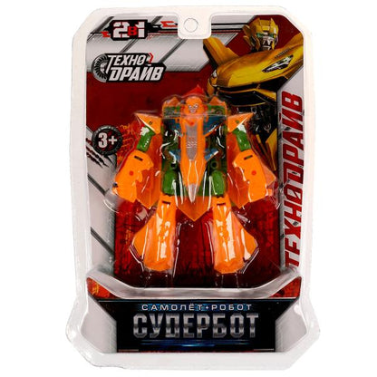 Robot superbot, transformateur, blister 19*10*3 cm, ТЕХНОДРАЙВ dans la couleur 2*108 pouces