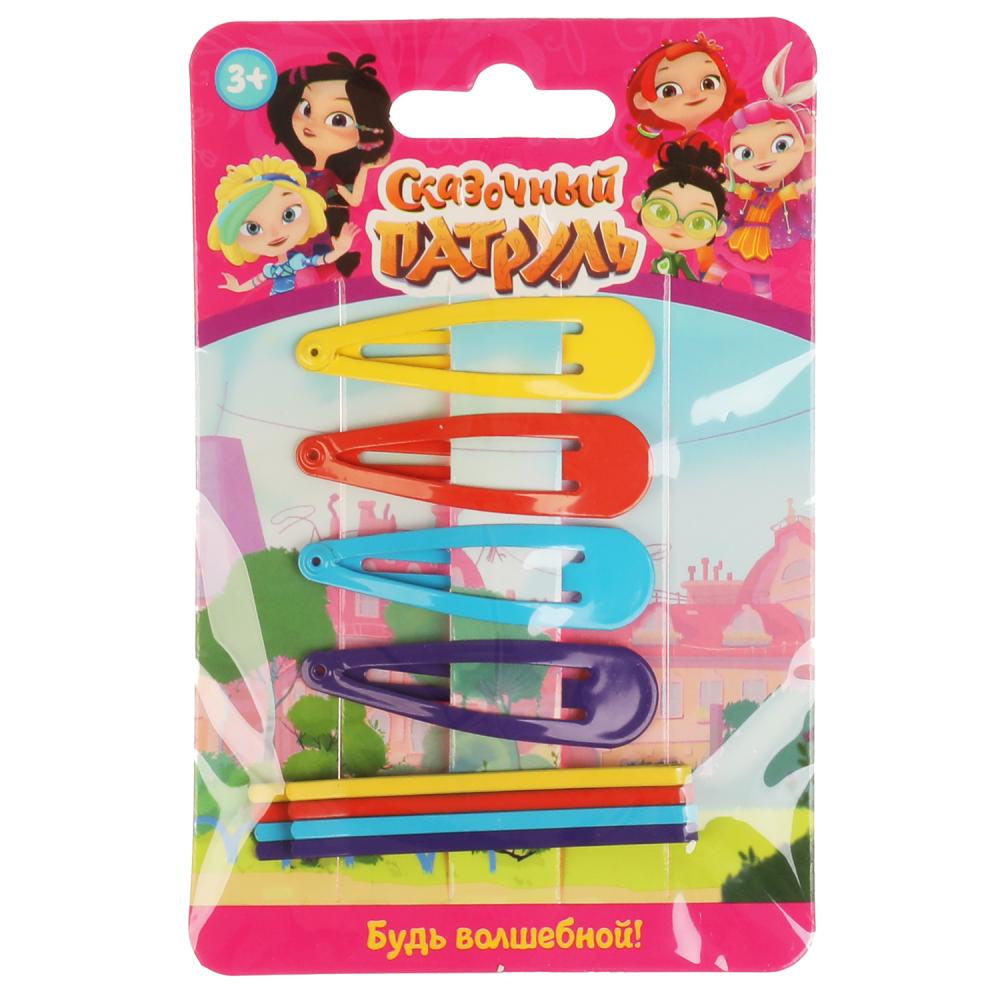 Accessoires pour/devochek СКАЗОЧНЫЙ ПАТРУЛЬ 8 заколок на карт. dans le paquet. МИЛАЯ ЛЕДИ уп-10шт в кор.50уп