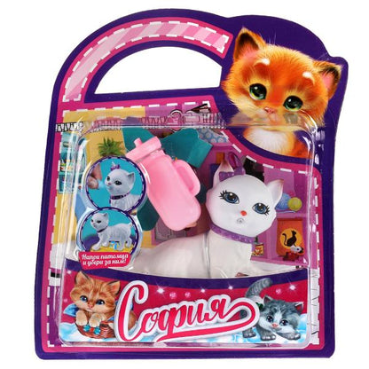 PET-CDP-S-BBАксессуары для кукол 29 см питомец с акс пьет и писает для Софии, блистер КАРАПУЗ в кор.