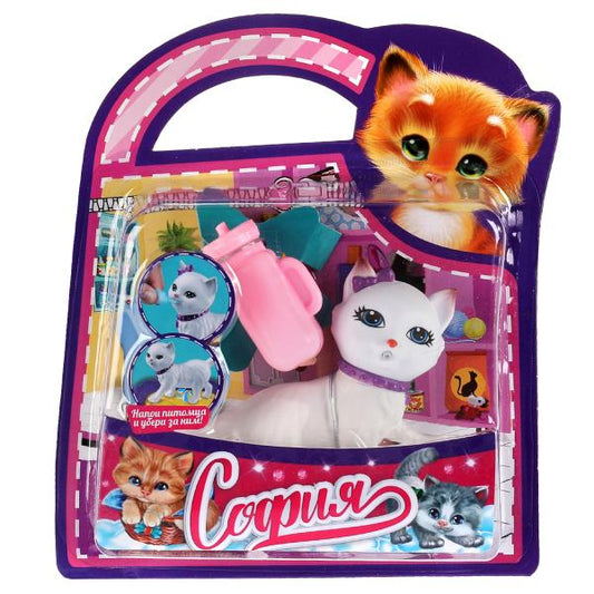 PET-CDP-S-BBАксессуары для кукол 29 см питомец с акс пьет и писает для Софии, блистер КАРАПУЗ в кор.