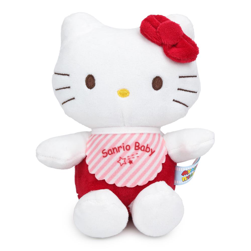 Игрушка мягкая Kuromi San RIO hellou Kitti 17см без чипа, в упаковке "МУЛЬТИ-ПУЛЬТИ"