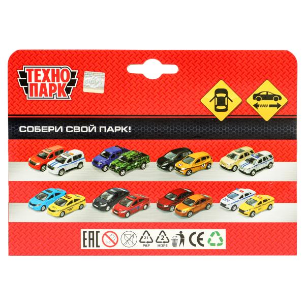 Машина металл MITSUBISHI lancer evolution, 11,4 см, двери, инерц., кор. Технопарк в кор.2*48шт