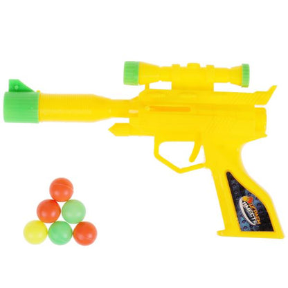 Pistolet avec cartouches, blister 26*21,5*4 cm, ИГРАЕМ ВМЕСТЕ в кор.2*96шт