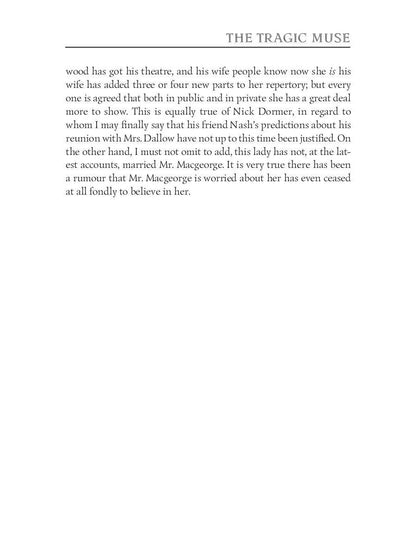 The Tragic Muse = Трагическая муза: на англ.яз