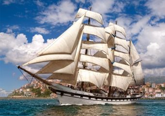 Castorland. Пазл 500 арт.B-52851 "Корабль в гавани"