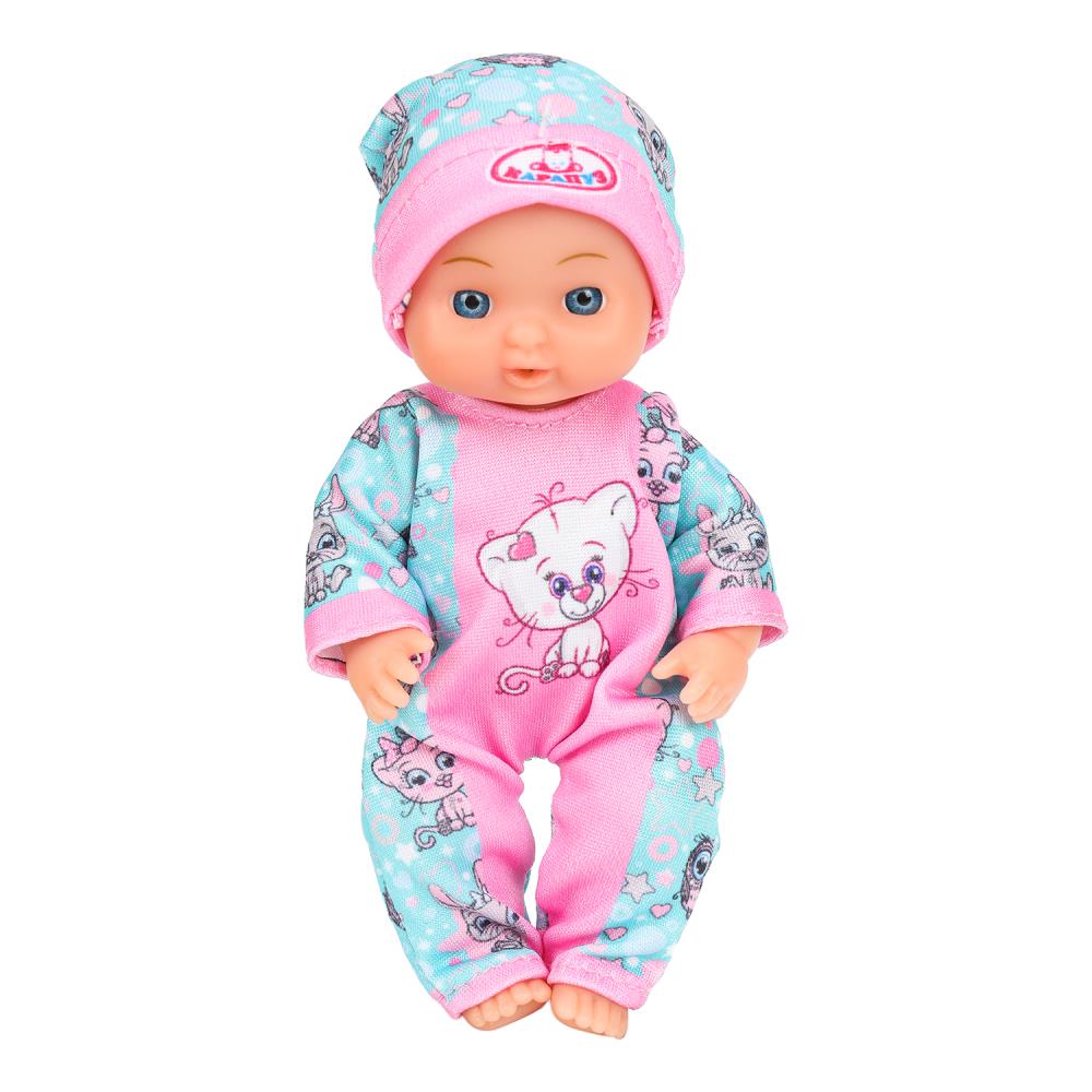 Пупс неозвуч 15см, пьет, пишет, 2акс КАРАПУЗ в кор.84шт