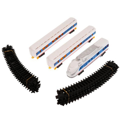 Железная дорога свет-звук, на бат,длина пути 312, кор.45,5*31,8*5см ТЕХНОДРАЙВ в кор.2*15шт