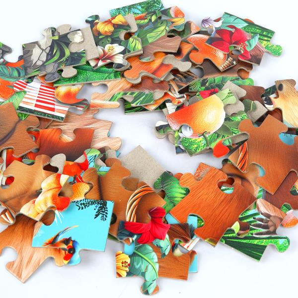 Милые друзья. Пазлы в коробке 60 деталей. 190х141х35 мм. Умные игры. в кор.24шт