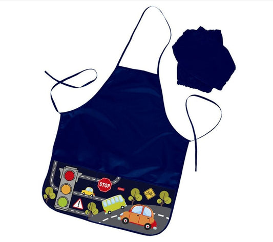 Фартук MINI АВТО с двумя карманами 49х39см