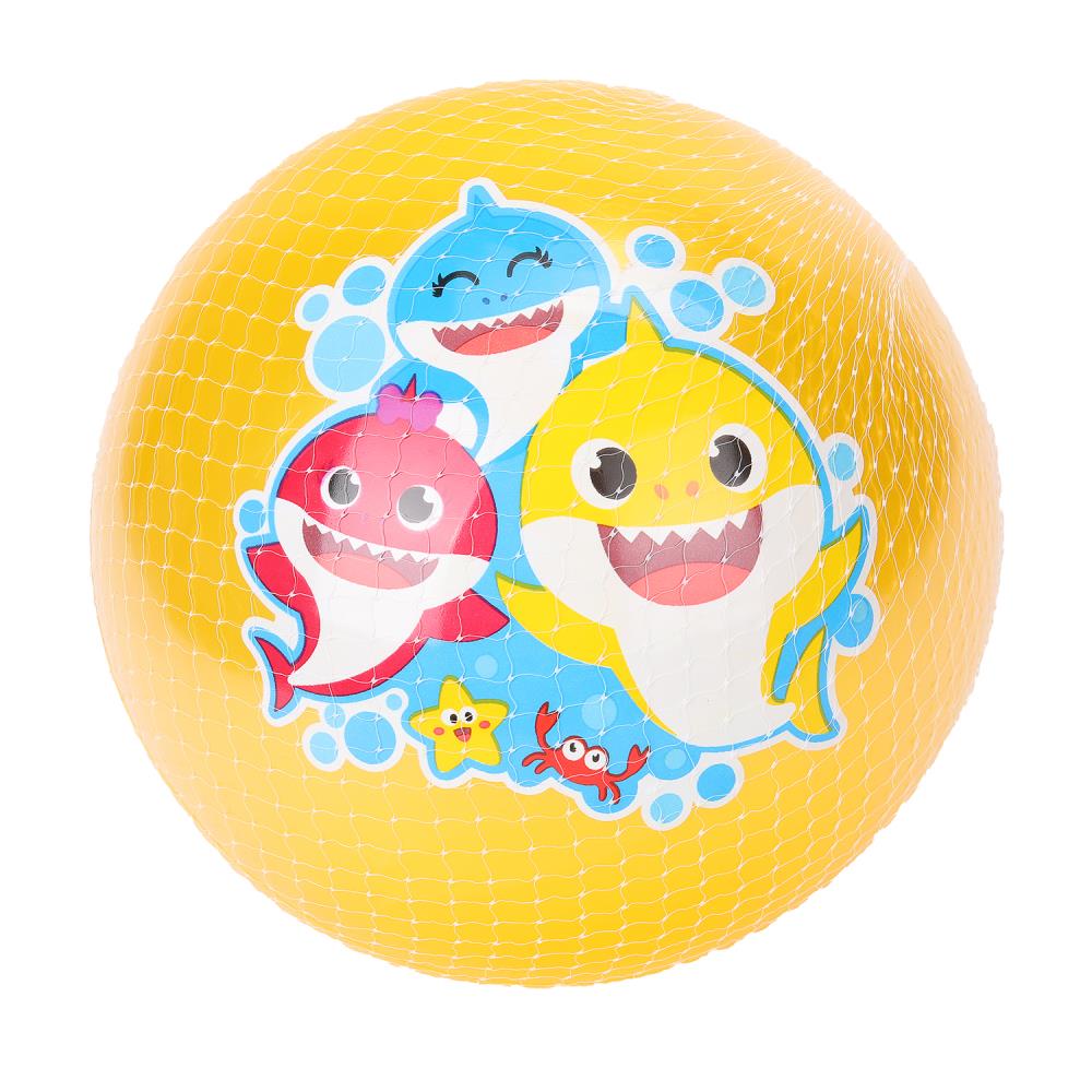 AD-9(SHARK) (144) Мяч пвх 23 см акуленок с наклейкой, в сетке ИГРАЕМ ВМЕСТЕ в кор.144шт