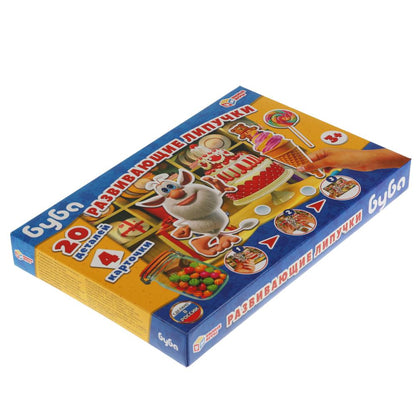 Буба. Игра с липучками в коробке. Умные игры в кор.20шт
