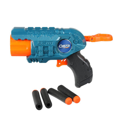 Бластер с мягкими пулями коробка 17*5,5*16см Смерч в кор.2*72шт