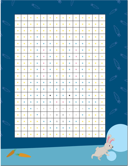 Пиксели. Клеим и рисуем. В лесу