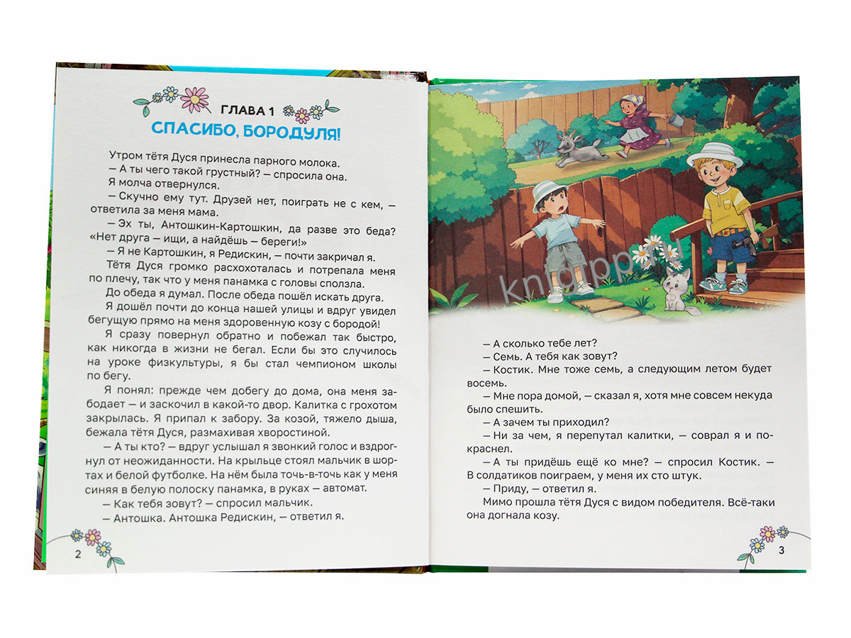 СОЛНЦЕ В ГОРОХ. Приключения Антошки и Костика, глянц.ламин 172х220