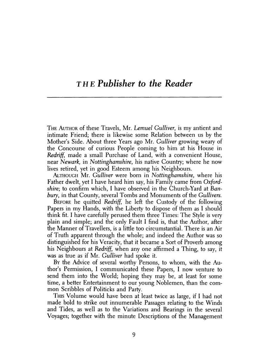 Gulliver's Travels: роман