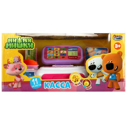 Касса Ми-ми-мишки свет-звук, кор.26*13*13см ИГРАЕМ ВМЕСТЕ в кор.2*18шт