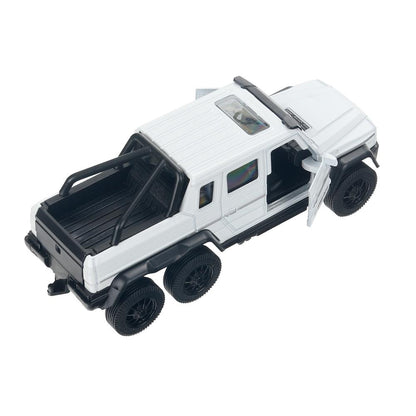 1:32 модель металл свет-звук MERCEDES-BENZ g63 amg6х6 дв, инер., багаж. 14см Технопарк в кор.2*48шт