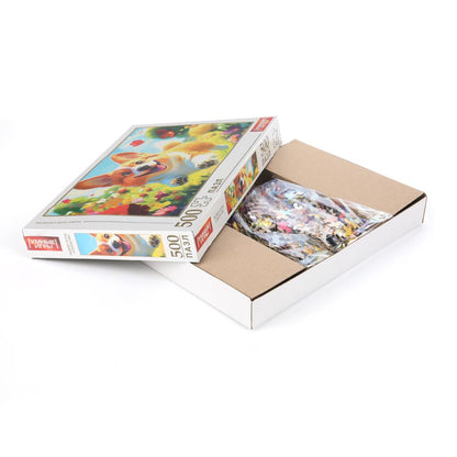 Бегущий корги. Пазлы в коробке 500 détails. 225х320х40 mm. Умные игры в кор.10шт