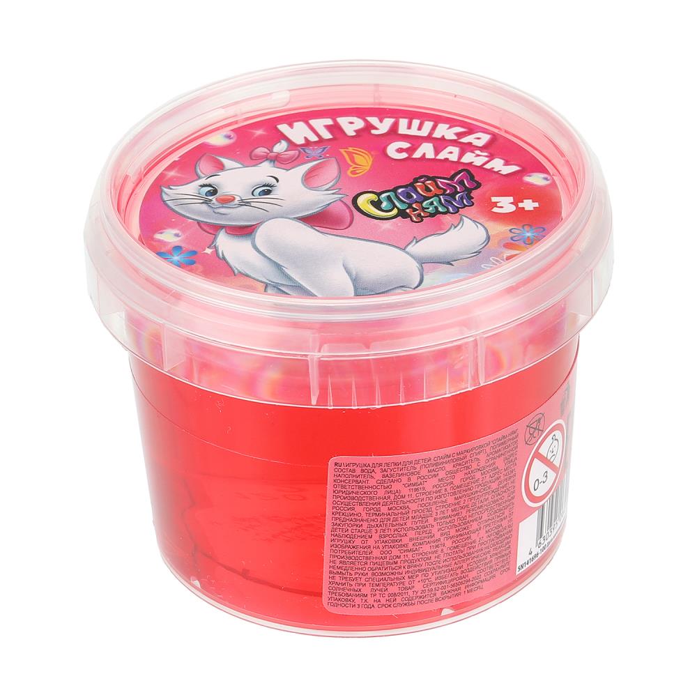 Игрушка слайм кошечка, базовый красный, 100 г Слайм-Ням в кор.48шт