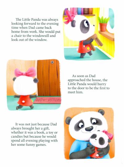 The Little Panda and Dad's present (Пандочка и папин подарок, мелов. 215х290)