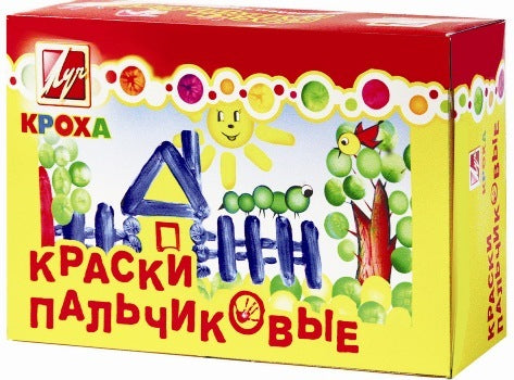 Луч. Краски пальчиковые 6 цв. по 40 мл. арт.24С 1508-08 /12