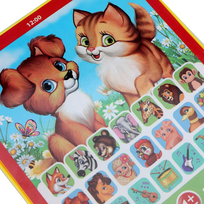 Обучающий мини-планшет 50 стихов, песен, звуков. на блист. Умка в кор.96шт