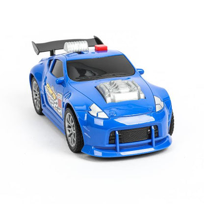 Machine en plastique de 15 cm, инерция, синий, кор. Parc technologique dans le cor.2*48шт