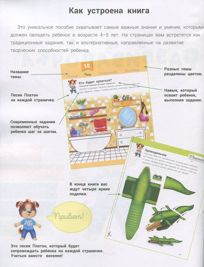Развивалочка - Развивалочка с песиком Платоном 4-5 лет