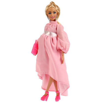 Кукла 29 см София беременная двойней, руки и ноги сгиб, акс, кор КАРАПУЗ в кор.24шт