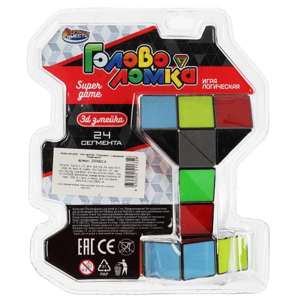 Jeu de logique, blister, 14*16,5*8 cm, IJGРАЕМ ВМЕСТЕ en cor.2*72
