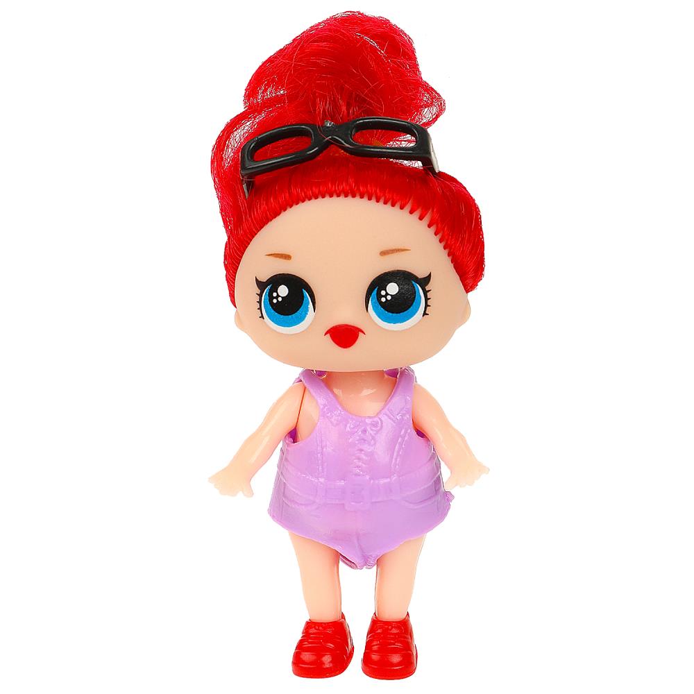 Шар-сюрприз, кукла 8см, аксессуары 4шт LIKEE GIRL в кор.2*96шт