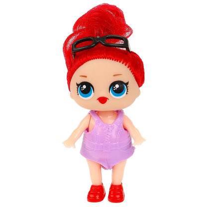 Шар-сюрприз, кукла 8см, аксессуары 4шт LIKEE GIRL в кор.2*96шт