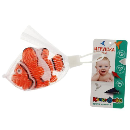 Игрушка для ванны рыбка 1 шт. в сетке КАПИТОШКА в кор.4*120шт