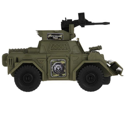 Набор солдатиков военные, с бронемашиной, кор.27*11,5*18см ИГРАЕМ ВМЕСТЕ в кор.24шт