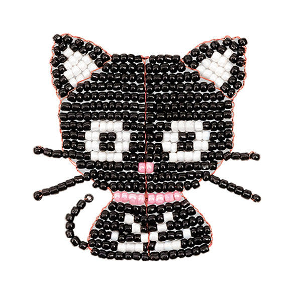 Набор для изготовления фигурки из бисера "Просто кот"