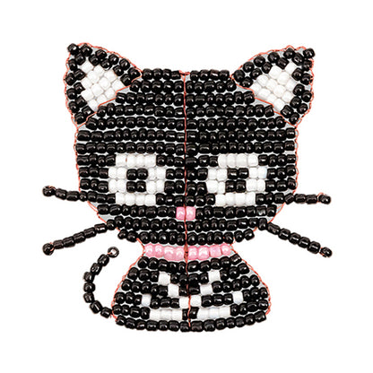 Набор для изготовления фигурки из бисера "Просто кот"