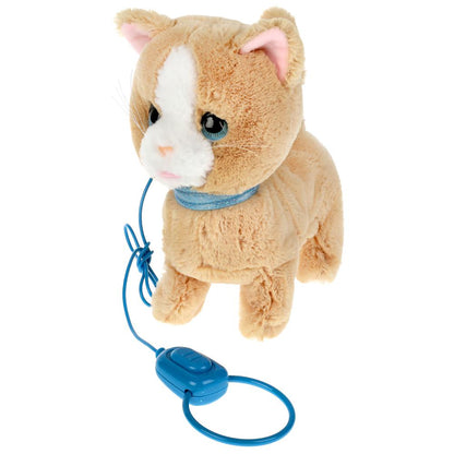 Интерактивная кошечка КУЗНЕЦОВА лола 22см с пультом-поводком, озвучен МОЙ ПИТОМЕЦ в кор.12шт