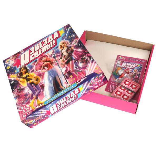 Я звезда сцены! Настольная игра-квадрат. 40 карточек. 250х250х55 мм. Умные игры в кор.10шт