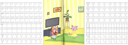 ТРИ КОТА. ПРОПИСИ А5. ПИШЕМ ПЕЧАТНЫЕ БУКВЫ