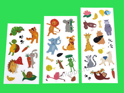НАБОР НАКЛЕЕК. МИЛЫЕ ЖИВОТНЫЕ